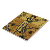 Repro Art Nouveau Modern Little Bo Peep Sketch Tegeltje (Zijkant)