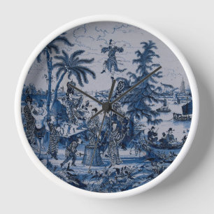 Repro Chinoiserie Delft Blue en White Tegel