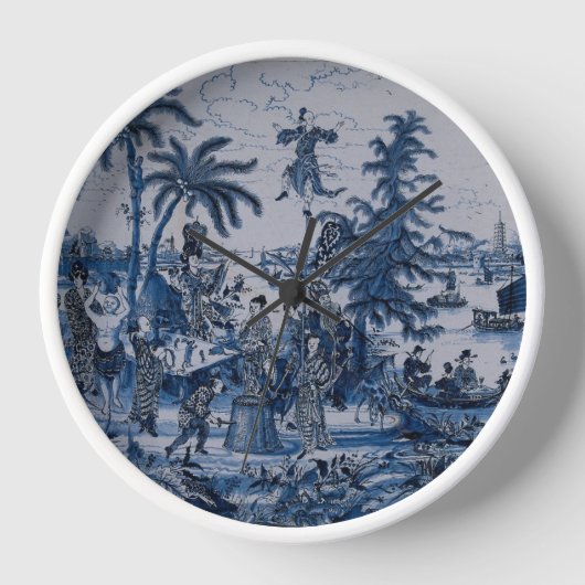 Repro Chinoiserie Delft Blue en White Tegel (Voorkant)