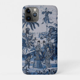 Repro Chinoiserie Delft Blue en White Tegel Case-Mate iPhone Case