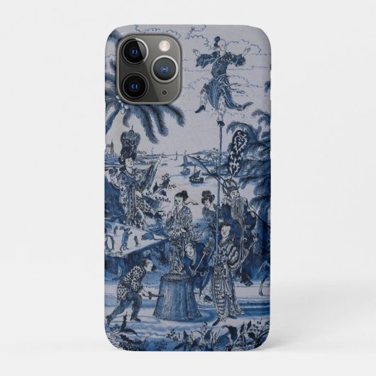 Repro Chinoiserie Delft Blue en White Tegel Case-Mate iPhone Case (Achterkant)