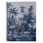 Repro Chinoiserie Delft Blue en White Tegel Notitieboek (Voorkant)