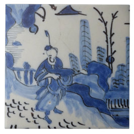 Repro Delft Tile Chinoiserie Tegeltje