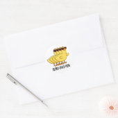 Repro-duck-tion Funny Animal Duck Pun Ronde Sticker (Envelop)