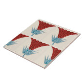 Repro Duitse Art Nouveau Jugendstil Frieze Grens Tegeltje (Zijkant)