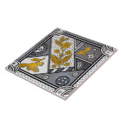 Repro EastLake Aesthetisch Black White Grey Gold Tegeltje (Zijkant)