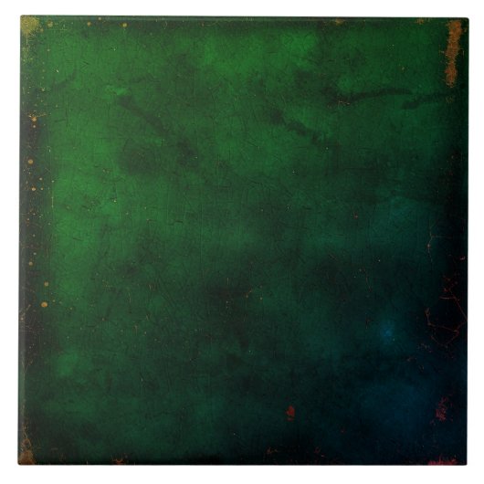 Repro  Eenvoudig Bos Groen De Morgan tegels Tegeltje (Voorkant)