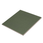Repro Faux Crackle Glaze Green Tile Tegeltje (Zijkant)