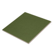 Repro Faux Crackle Glaze Green Tile Tegeltje (Zijkant)