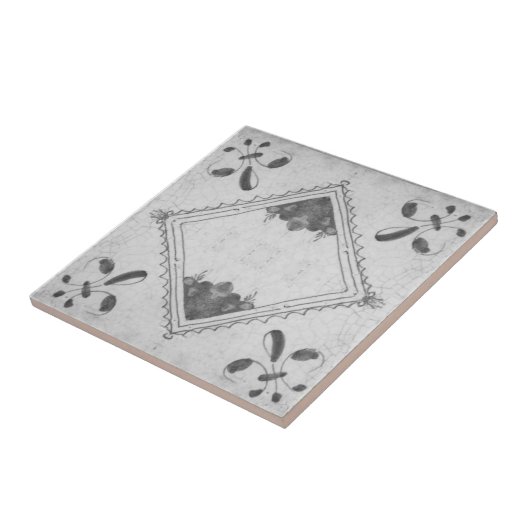 Repro Portugal Floral Azulejos Tegel Tegeltje (Zijkant)