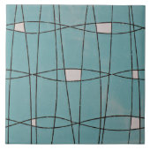 Repro Portugese Blue Geometric Azulejos Modern Tegeltje (Voorkant)