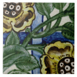 Repro Roos Trellis Floral De Morgan tegels Tegeltje