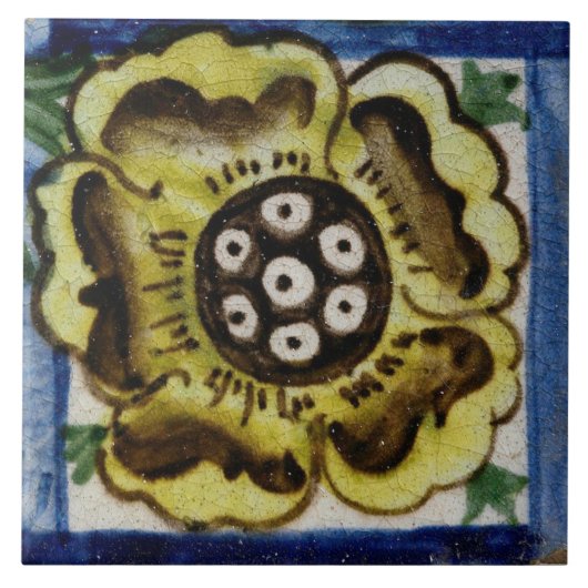 Repro  Roos Trellis Floral De Morgan tegels Tegeltje (Voorkant)