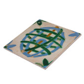 Repro Spain Geometric Azulejos Green Blue Tegeltje (Zijkant)