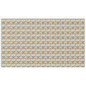 Repro Traditionele gele Tulp Delft Tegel Tafelkleed (Voorkant (Horizontaal))