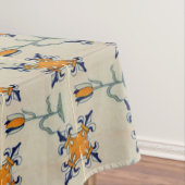 Repro Traditionele gele Tulp Delft Tegel Tafelkleed (Voorbeeld)