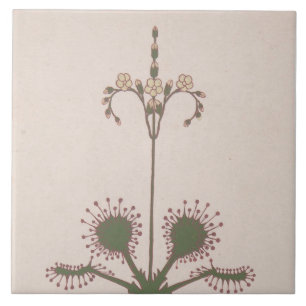 Repro Vintage Bloemprint Tegel Tegeltje