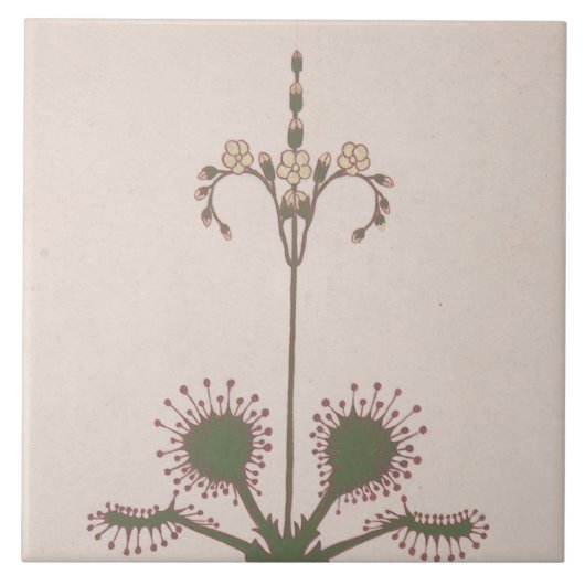 Repro Vintage Bloemprint Tegel Tegeltje (Voorkant)