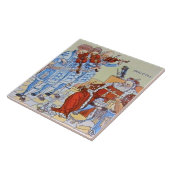 Repro Walter Crane Old King Cole Nursery Rhyme Tegeltje (Zijkant)