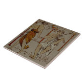 Repro Wedgwood Classical Sinaasappel Grove Violin  Tegeltje (Zijkant)