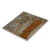 Repro Wedgwood Neoclassical Sinaasappel Grove Musi Tegeltje (Zijkant)