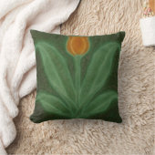 Repro Yellow Green Tulip Art Nouveau Tegel Kussen (Deken)
