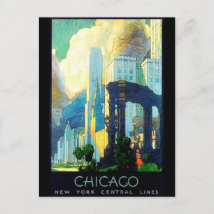  Reproductie Chicago Briefkaart