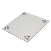 Reproductie Dutch Delft Mix & Match Field Tegel Tegeltje (Zijkant)