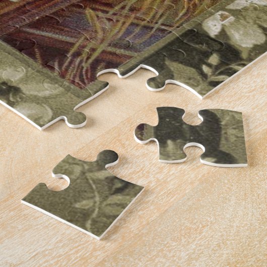  reproductie kerstmis legpuzzel (Zijkant)