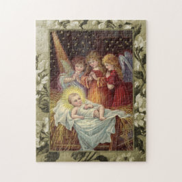 reproductie kerstmis legpuzzel
