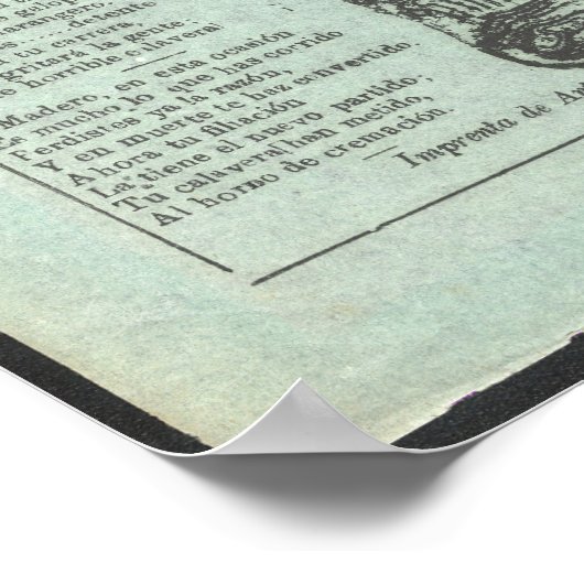 Reproductie Poster Cavalera del Monton (Hoek)