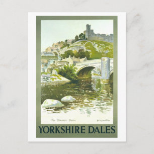 Reproductie Reisposter voor Yorkshire Dales Briefkaart