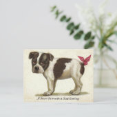  reproductie van Briefkaart - Zad Puppy Dog (Staand voorkant)