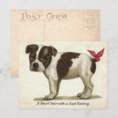  reproductie van Briefkaart - Zad Puppy Dog (Voorkant / Achterkant)