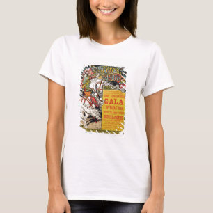 Reproductie van een poster adverteren de "Fetes de T-shirt