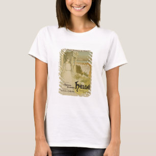 Reproductie van een poster adverteren de opera 'He T-shirt