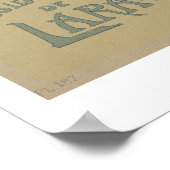 Reproductie van een poster adverteren de opera 'Me (Hoek)