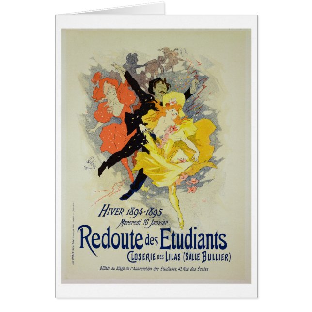 Reproductie van een poster adverteren een 'Student (Voorkant)