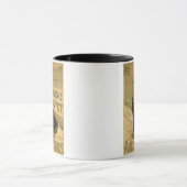 Reproductie van een poster adverteren "Eugenie Buf Mok (Midden)