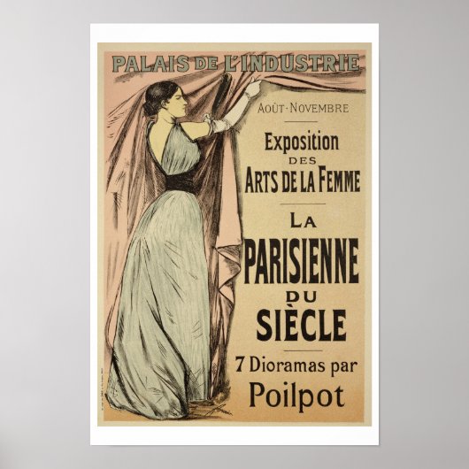 Reproductie van een poster adverteren "La Parisien (Voorkant)