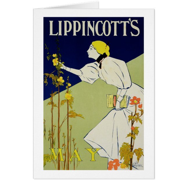 Reproductie van een poster adverteren "Lippincott' (Voorkant)