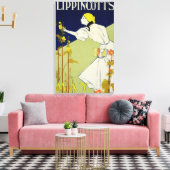 Reproductie van een poster adverteren "Lippincott' Canvas Afdruk (Insitu (Woonkamer))