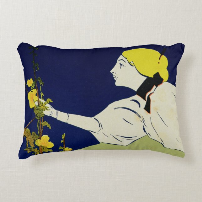 Reproductie van een poster adverteren "Lippincott' Decoratief Kussen (Voorkant)