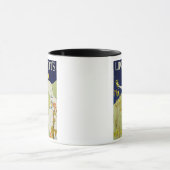 Reproductie van een poster adverteren "Lippincott' Mok (Midden)