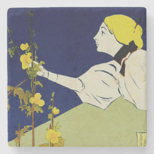 Reproductie van een poster adverteren "Lippincott' Stenen Onderzetter