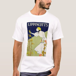 Reproductie van een poster adverteren "Lippincott' T-shirt
