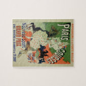 Reproductie van een poster adverteren "Parijse cur Legpuzzel (Horizontaal)