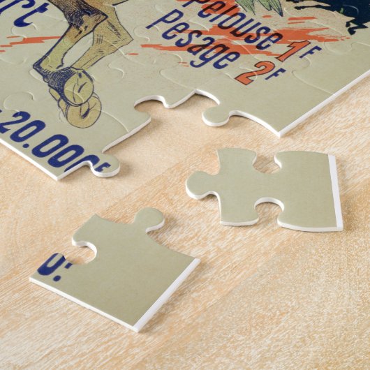 Reproductie van een poster adverteren "Parijse cur Legpuzzel (Zijkant)