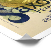 Reproductie van een poster adverteren saxoleine; (Hoek)