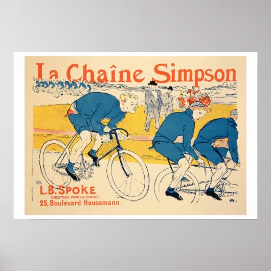 Reproductie van een poster adverteren "The Simpson (Voorkant)